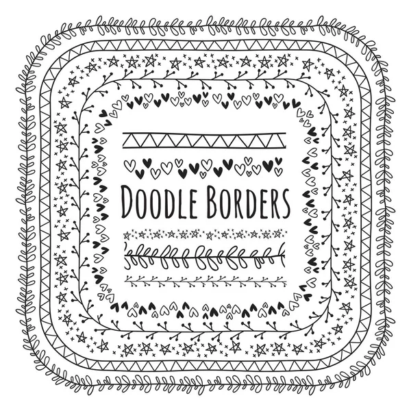 Doodle декоративної кордону — стоковий вектор