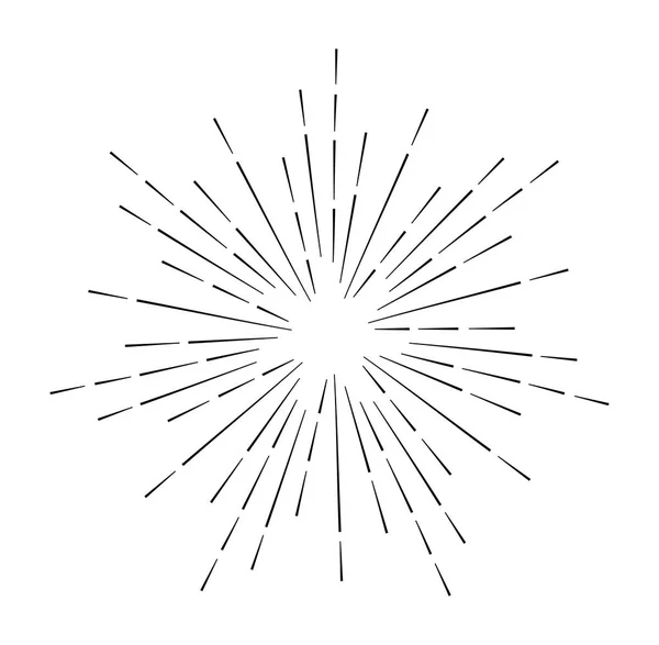 Element projektu wybuch gwiazdy — Wektor stockowy