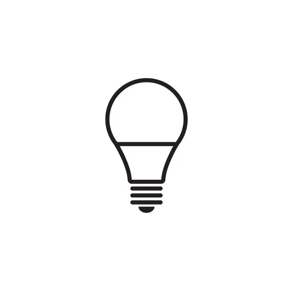 Light bulb icon isolated — Stock Vector
