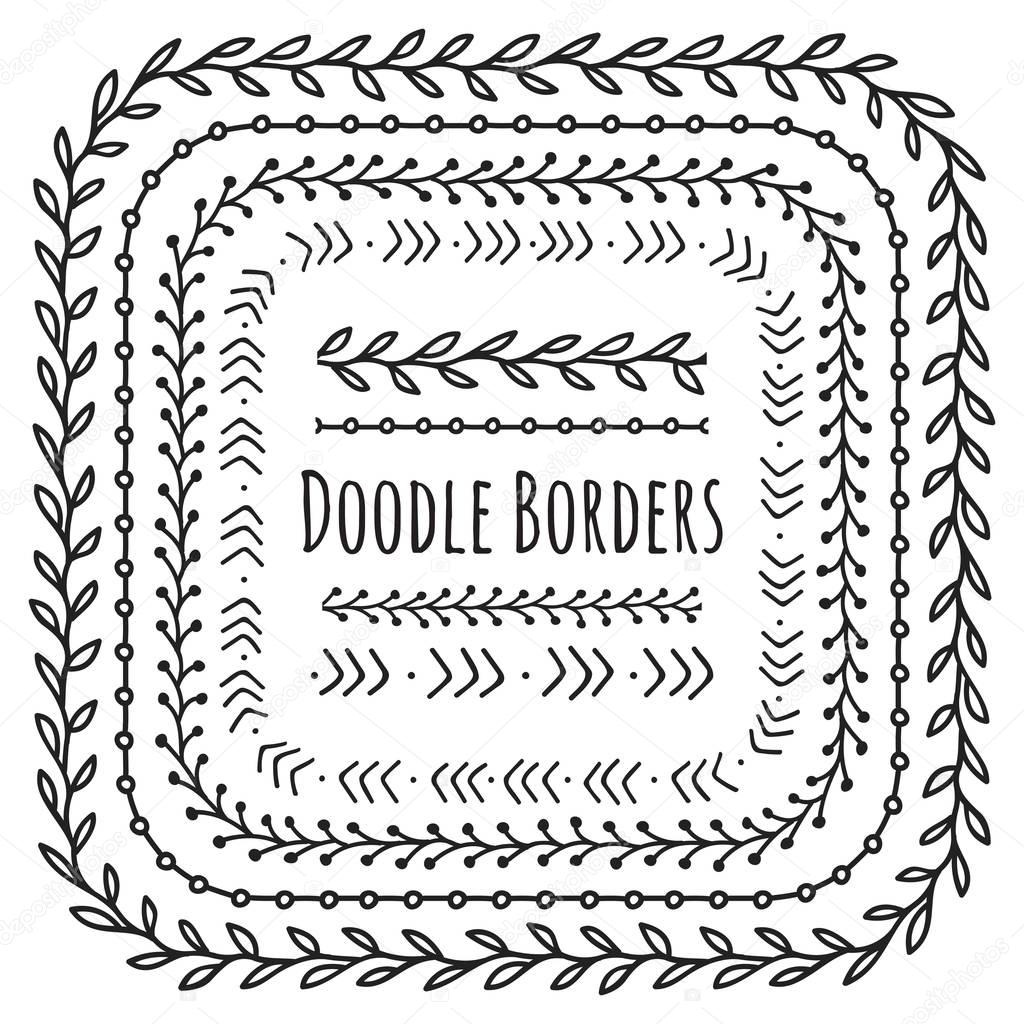 doodle decorative borders