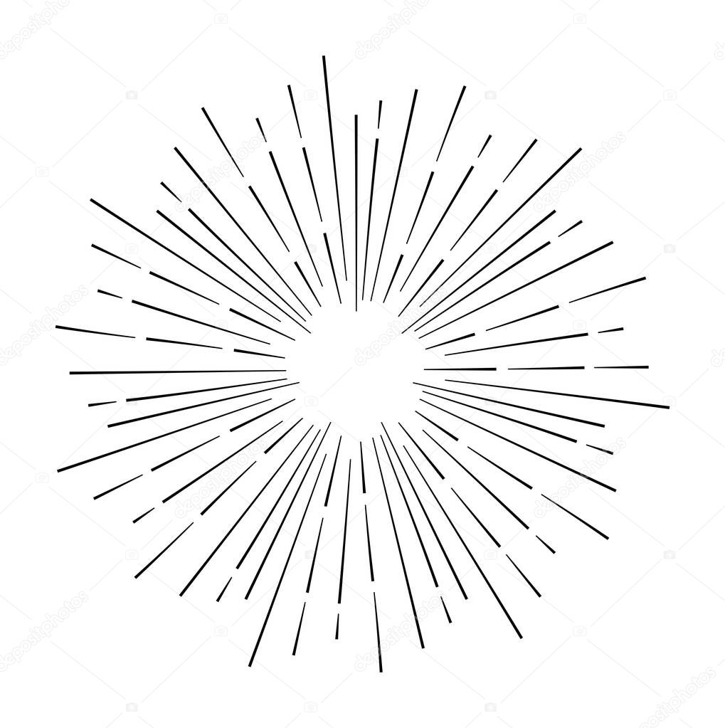 Star burst design element 