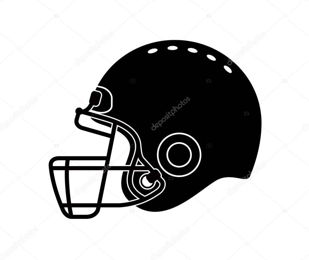football helmet illustration 