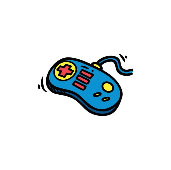 Joystick garabato aislado — Vector de stock