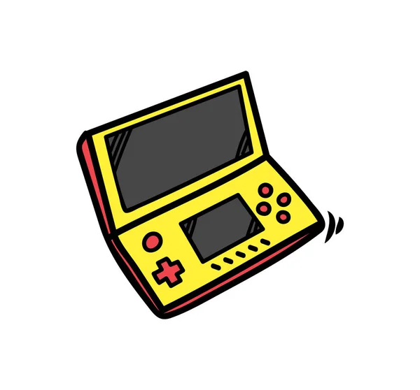 Portable video game — Stock Vector
