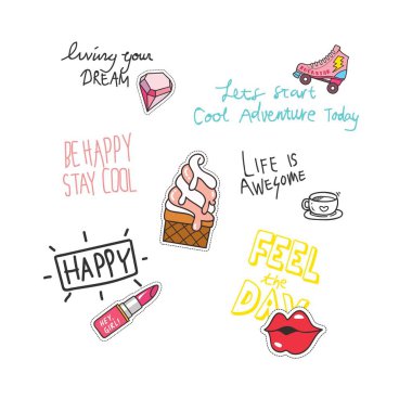 tshirt tasarım doodle tarzında serin, vektör