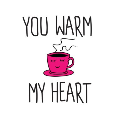 Şirin t gömlek tasarım doodle tarzı el yazılı alıntı ile