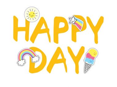 mutlu gün t-shirt tasarım teklif, vektör çizim 