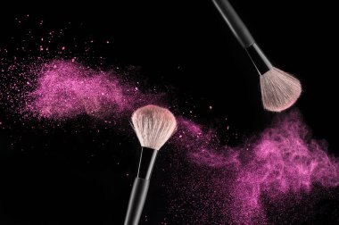 Makyaj fırçaları arka plan