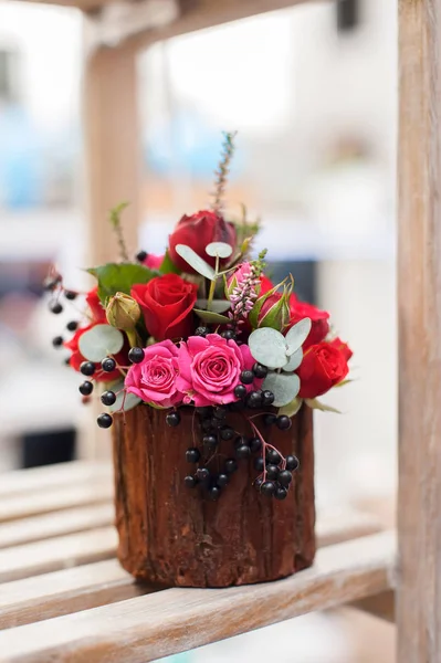 Blumenschmuck in Nahaufnahme — Stockfoto