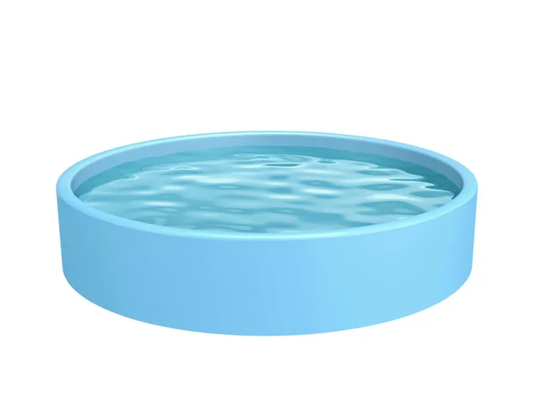 Garden swimming pool with clipping path — Stock Photo, Image