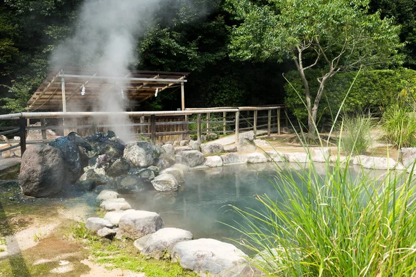 Horký pramen v Beppu city — Stock fotografie
