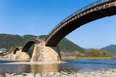 Kintaikyo Köprüsü Japonya'da 