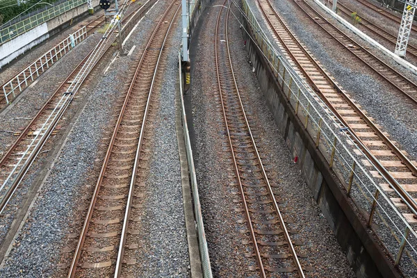Rail tracks in Japan — Stock Photo, Image