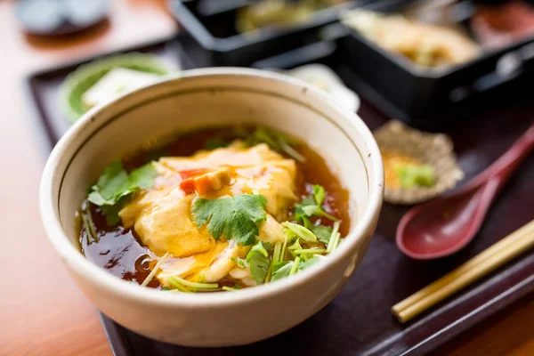 Zupa z Tofu japoński — Zdjęcie stockowe