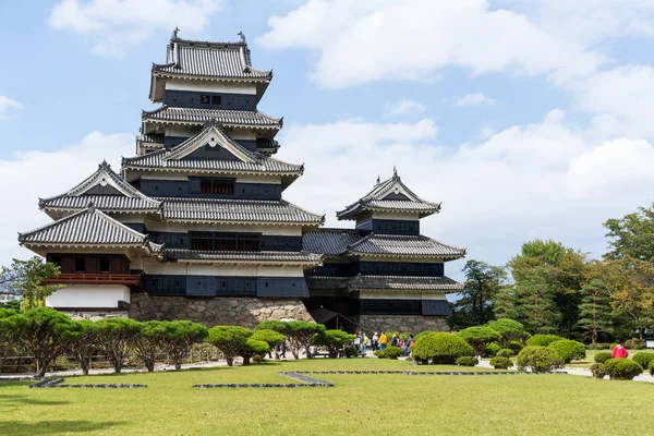 Замок и парк Мацумото — стоковое фото