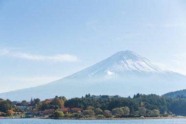 Fuji Dağı ve Gölü içinde Japonya