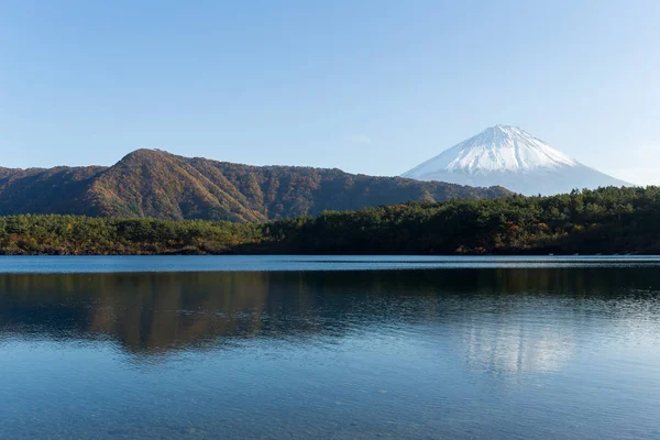 Monte Fuji e Lago Saiko — Fotografia de Stock