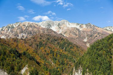Tateyama dağ Japonya'da