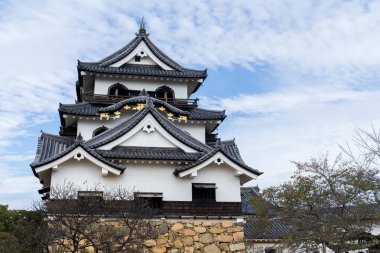 Hikone Castle in Japan  clipart