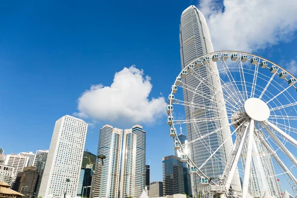 Hong kong uitzicht op de stad — Stockfoto