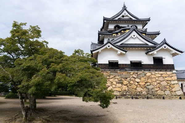 Japonský hrad ve městě Hikone — Stock fotografie