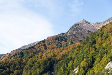 Tateyama dağ Japonya'da