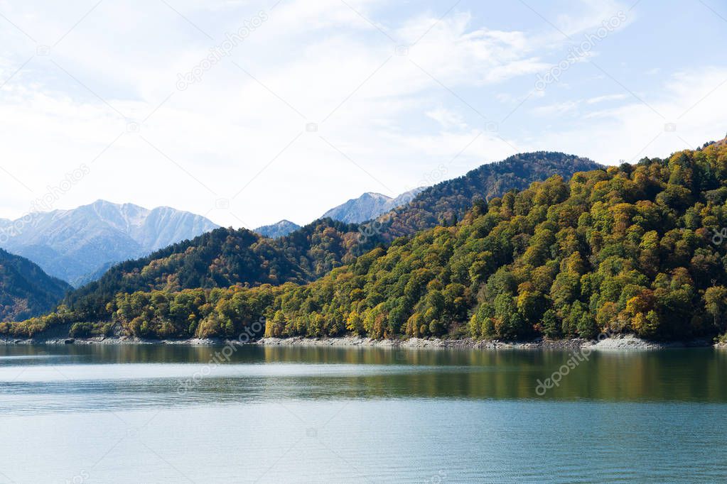 Kurobe River in Tateyama Alpine 