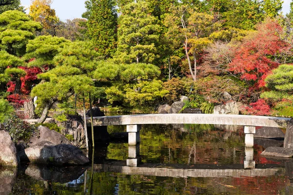 Jardín Kokoen en la ciudad de Himeji de Japón —  Fotos de Stock