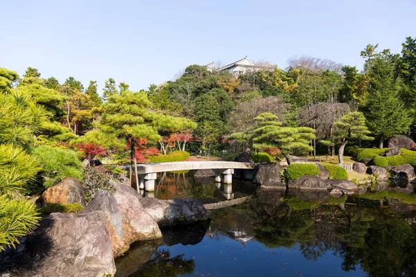 Geleneksel Kokoen bahçede Himeji city, Japonya — Stok fotoğraf