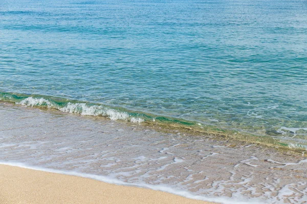 Homokos strand, a tengeren — Stock Fotó