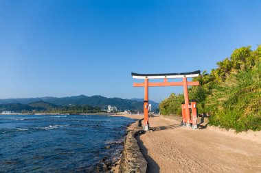 Aoshima Adası ile Japon yakın