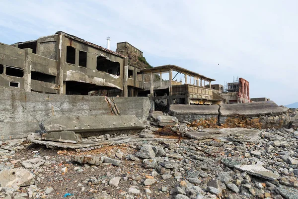 Slagschip eiland in Nagasaki — Stockfoto