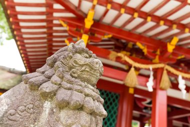 Dazaifu tapınak aslan heykeli