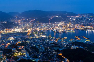 Nagasaki City Japonya geceleri