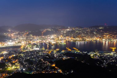 Nagasaki City Japonya geceleri