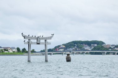 Taş yakın su Fukuoka City ile