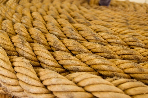 Twisted natural fibre rope — Stock Photo, Image