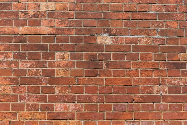 Oude rode bakstenen muur — Stockfoto