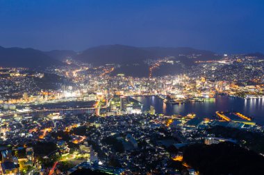 Nagasaki City Japonya geceleri