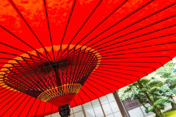 Japanse rode paraplu — Stockfoto