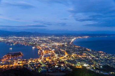 Hakodate şehir manzaralı geceleri 
