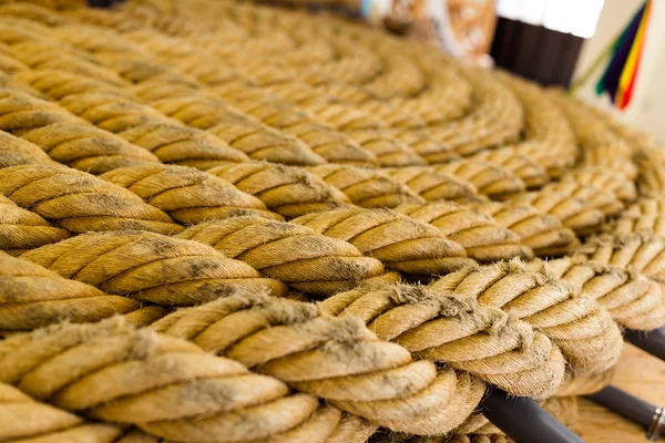 Natural fibre rope — Stock Photo, Image