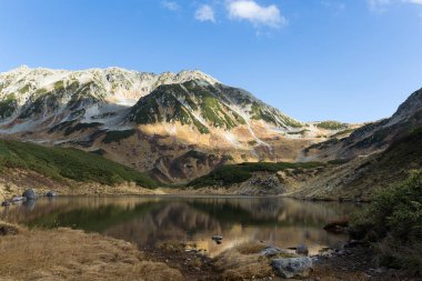 Tateyama Kurobe Alp yolu üzerinde Murodo 