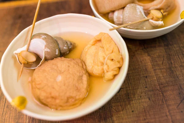 Japon oden ahşap tablo — Stok fotoğraf