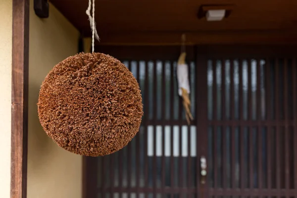 Ball made of cedar leaves — Stock Photo, Image