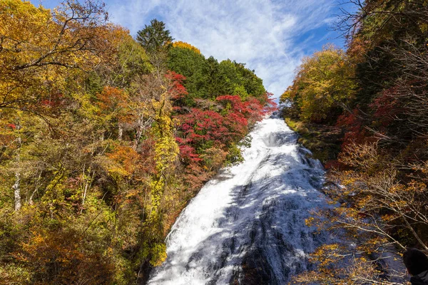 Yudaki Şelalesi'nde sonbahar yaprakları