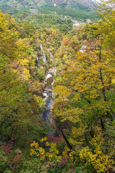 Canyon Naruko no outono — Fotografia de Stock