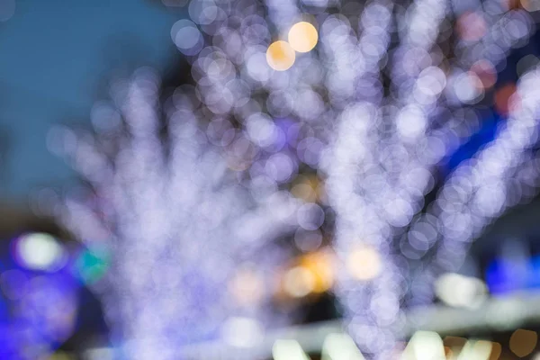 Borrão vista da decoração de Natal — Fotografia de Stock