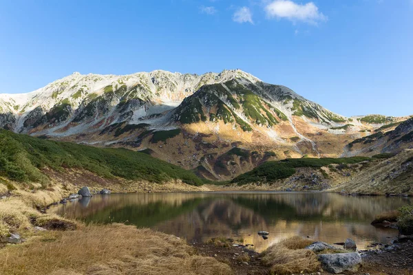 Étang Mikurigaike et reflet de la montagne — Photo
