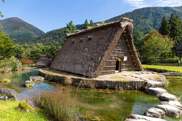 昔の日本の村 — ストック写真